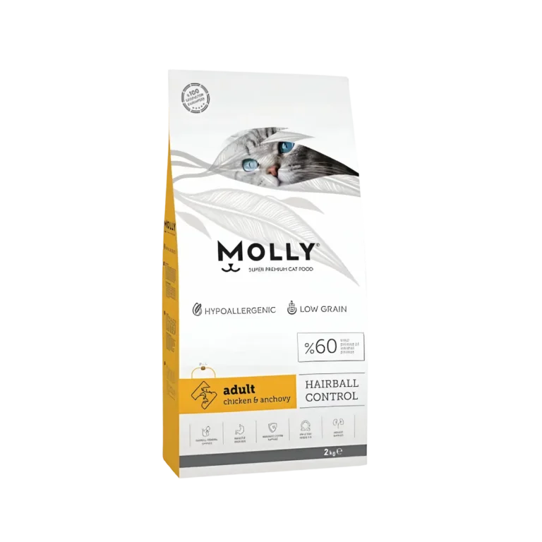 Molly Cat 2kg Adult Hairball Chicken Dry Cat Food