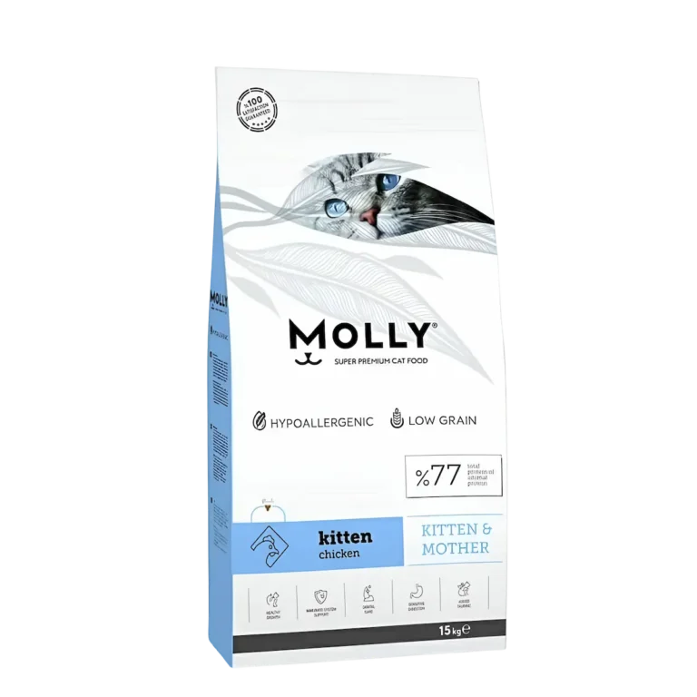 Molly Super Premium 15kg Healthy Growth Kitten Chicken Dry Cat Food