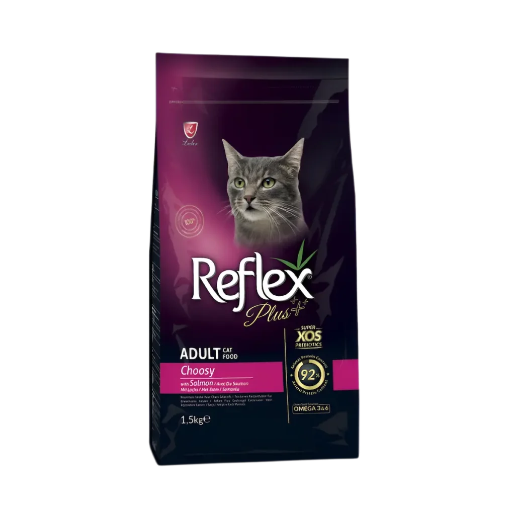 Reflex Plus 1.5kg Choosy Salmon Dry Cat Food