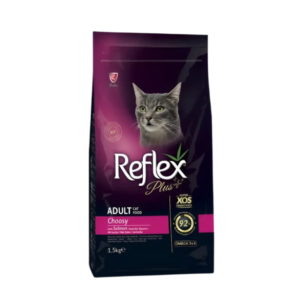 Reflex Plus 1.5kg Choosy Salmon Dry Cat Food