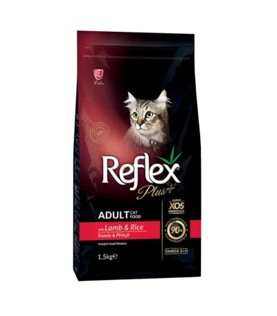 Reflex Plus 1.5kg Lamb & Rice Dry Cat Food