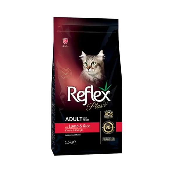 Reflex Plus 1.5kg Lamb & Rice Dry Cat Food