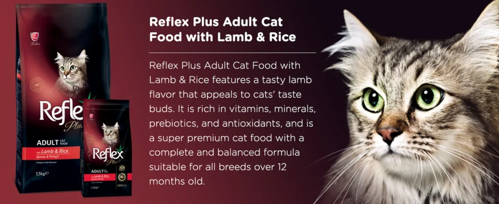 Reflex Plus 1.5kg Lamb & Rice Dry Cat Food details