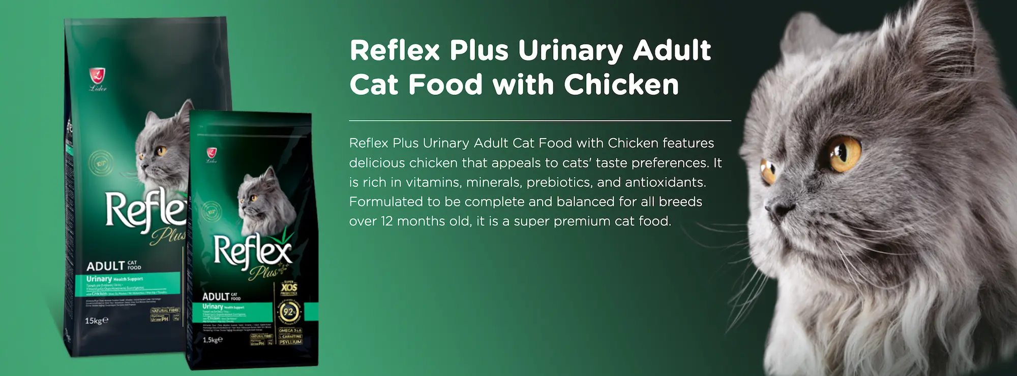Reflex Plus 1.5kg Urinary Health Dry Cat Food Malaysia