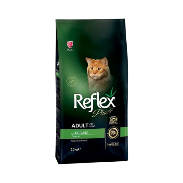 Reflex Plus 15kg Adult Chicken Dry Cat Food
