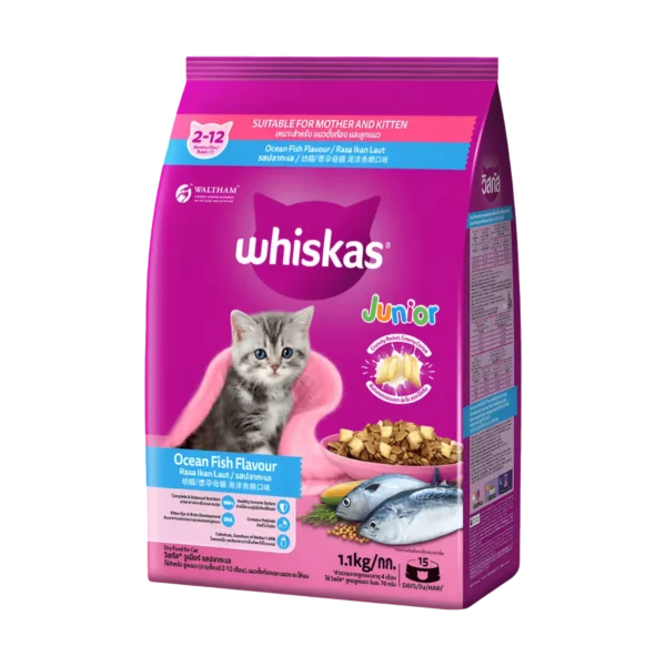 Whiskas Junior Tuna & Salmon Dry Cat Food 2.7kg