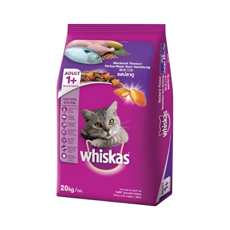Whiskas Mackerel 20kg Dry Cat Food Malaysia